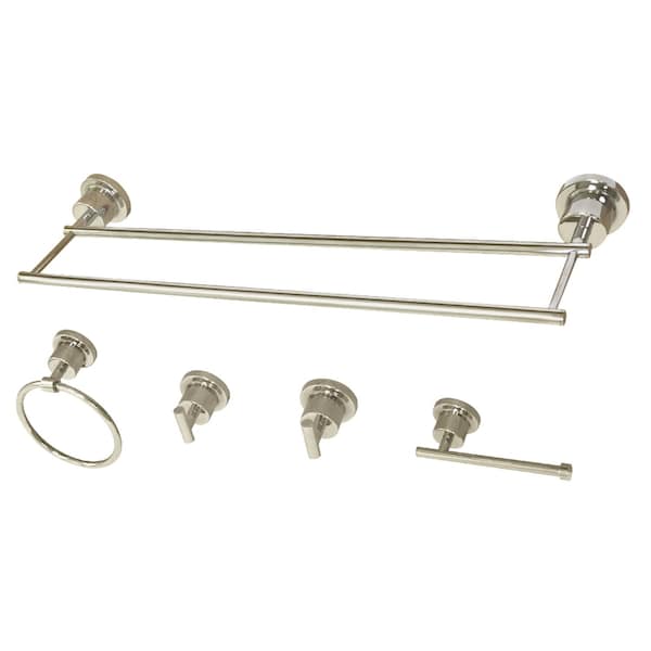 BAH8213478PN Concord 5-Piece Bathroom Accessory Sets, Polished Nickel